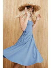 BeWear Dámske midi šaty Zoltosteon B218 modrá XL
