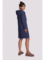 BeWear Dámske mikinové šaty Man B238 modrá XL