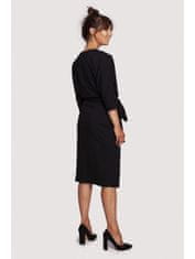 BeWear Dámske midi šaty Loni B241 čierna XL