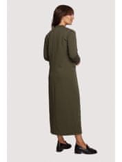 BeWear Dámske midi šaty Seemi B242 olivová XL
