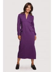 BeWear Dámske midi šaty Seemi B242 fialová XL