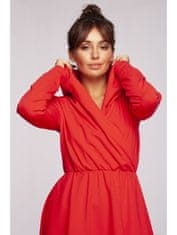 BeWear Dámske midi šaty Yangzom B245 červená XL
