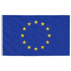 Vidaxl Európska vlajka a tyč 5,55 m hliník