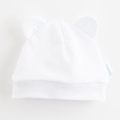 NEW BABY Detská bavlnená čiapka Kids White