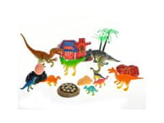 Mikro Trading Dinoworld sada dinosaurů s doplňky 19 ks v krabičce