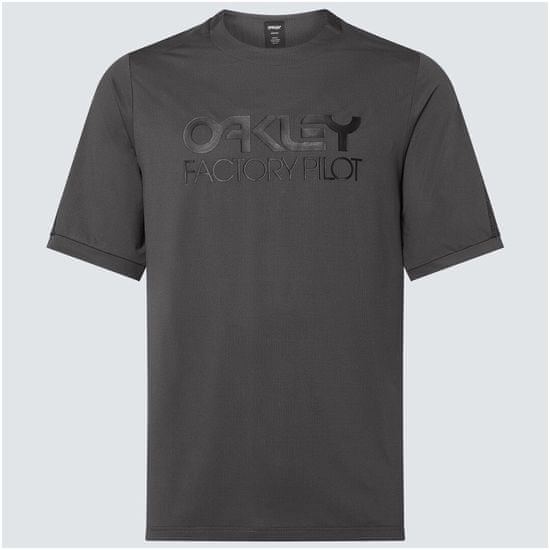 Oakley cyklo dres FACTORY PILOT MTB II Ss uniform černo-sivý