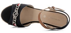 Tom Tailor Dámske sandále 5390105 navy (Veľkosť 40)