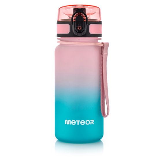 Meteor Tritanová športová fľaša 350 ml, ružovo-modrá D-164-RM