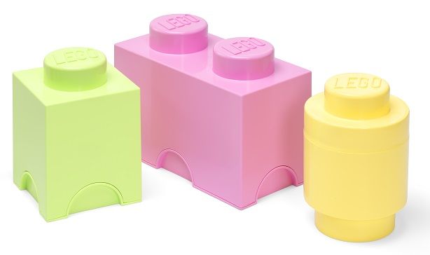 LEGO Úložné boxy Multi-Pack 3 ks - pastelové