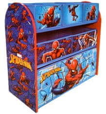 MARVEL Drevený organizér na hračky - Spiderman