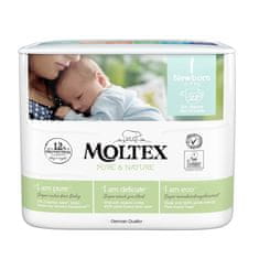 MOLTEX Moltex Plienky Pure & Nature Newborn 2-4 kg (22 ks)