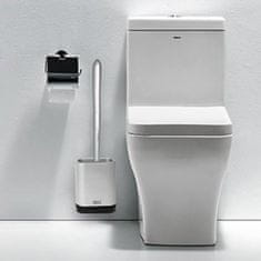 HOME & MARKER® Silikónová WC kefa so stojanom s odvetrávaním | TOILETBRUSH