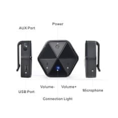 AUDIOCORE Prijímač adaptéra Bluetooth s klipom AC815