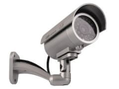 CE Fiktívna videokamera IR9000 S IR LED, strieborná 32318