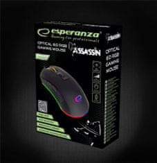 Esperanza Optická herná myš 6D ASSASSIN EGM601