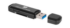 Rebel Čítačka kariet microSD USB 3.0 r61 REBEL čierny KOM0954