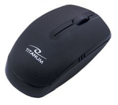 Titanum TITANUM MEMPHIS Bezdrôtová sada klávesnica + myš 2,4 GHZ USB čierna TK108UA