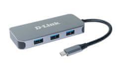 D-Link 6-in-1 USB-C Hub with HDMI/Gigbait Ethernet/Power Delivery