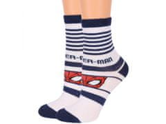 MARVEL Superhrdinovia - SuperMan, SpiderMan, Batman sada chlapčenských ponožiek, dlhé ponožky 6 párov, OEKO-TEX 27-30 EU