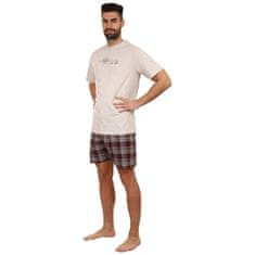 Gino Pánske pyžamo viacfarebné (79134-LxGDCF) - veľkosť L
