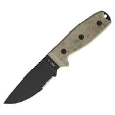 Ontario Knife Comp. Nôž s pevnou čepeľou RAT-3 s puzdrom kombinované ostrie