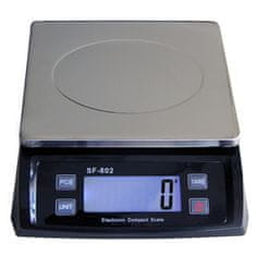 Oem SF-802 digitálna balíková váha do 30kg/1g čierna