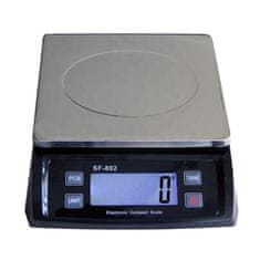 Oem SF-802 digitálna balíková váha do 30kg/1g čierna