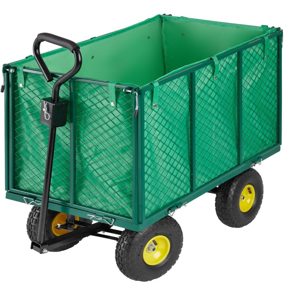 tectake Záhradný prepravný vozík 544 kg