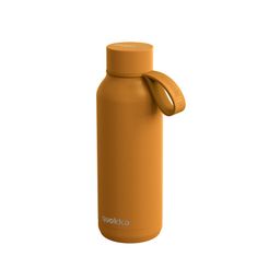 QUOKKA Quokka Solid, Nerezová fľaša / termoska s pútkom Mustard, 510ml, 40183