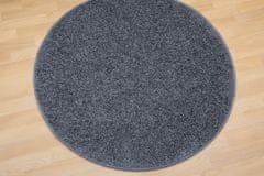 Kusový koberec Color Shaggy sivý guľatý 57x57 (priemer) kruh