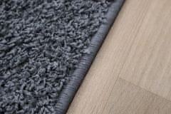 Vopi Kusový koberec Color Shaggy sivý štvorec 150x150