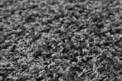 Vopi Kusový koberec Color Shaggy sivý štvorec 180x180