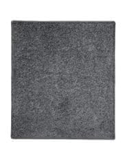 Kusový koberec Color Shaggy sivý štvorec 60x60
