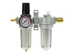 GEKO Regulátor tlaku s filtrom, manometrom a prim. oleje 1/2" G03161