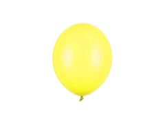 PartyDeco Balóny citrónovo žlté 12cm 100ks