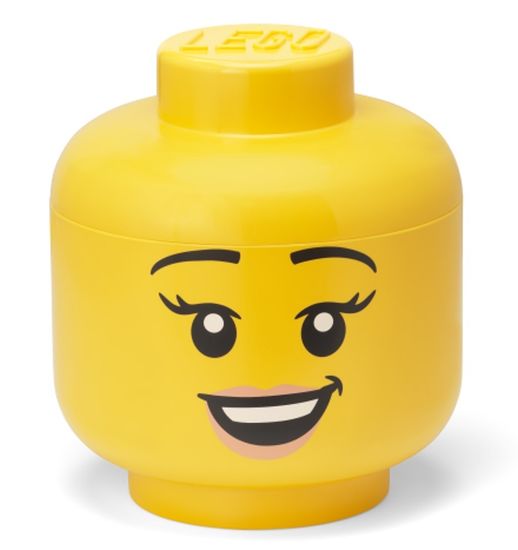 LEGO Úložná hlava (veľkosť L) - šťastné dievča