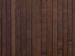 Beliani Bambusový kôš s vekom tmavé drevo SANNAR