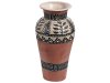 Beliani Dekoratívna terakotová váza 40 cm hnedá/čierna SIAK