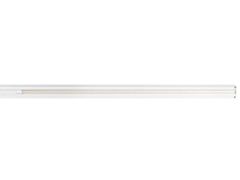 Beliani Kovová stojaca LED lampa biela SAGITTA