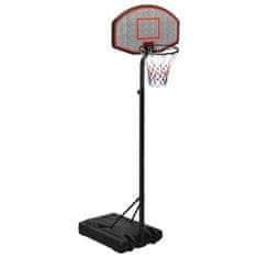 Vidaxl Basketbalový stojan čierny 237-307 cm polyetén