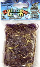Rainbow Loom Original-gumičky-600ks- perzské - fialová/zlatá