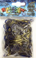 Rainbow Loom Original-gumičky-600ks- perzské- modrá/zlatá