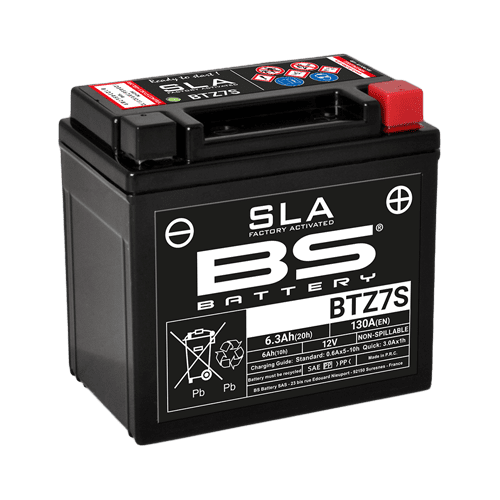 BS-BATTERY V továrni aktivovaný akumulátor BTZ7S (YTZ7S) SLA