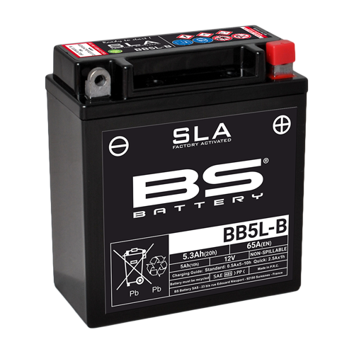 BS-BATTERY V továrni aktivovaný akumulátor BB5L-B (FA) (YB5L-B (FA)) SLA