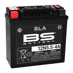 BS-BATTERY V továrni aktivovaný akumulátor 12N5.5-4A (FA) SLA
