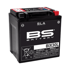 BS-BATTERY V továrni aktivovaný akumulátor BIX30L (FA) (YIX30L (FA)) SLA