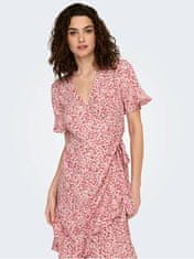 ONLY Dámske šaty ONLOLIVIA Regular Fit 15206407 Rose Smoke TANYA FLOWER (Veľkosť 38)