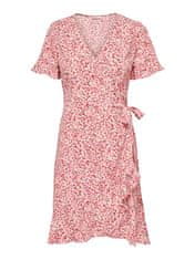 ONLY Dámske šaty ONLOLIVIA Regular Fit 15206407 Rose Smoke TANYA FLOWER (Veľkosť 36)