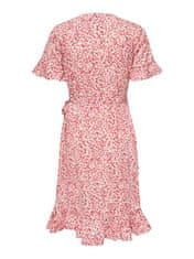 ONLY Dámske šaty ONLOLIVIA Regular Fit 15206407 Rose Smoke TANYA FLOWER (Veľkosť 36)