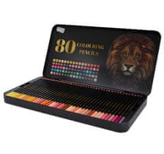 EXCELLENT Luxusné umelecké pastelky 80 ks - Lion